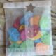 100 multicoloured rainbow Easter eggs, for scrapbooking, card toppers, embellishments, children’s crafts, 160gsm paper/card.