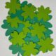Four Leaf Clover green die cuts