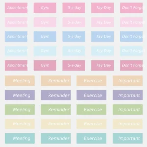Printable diary stickers, downloadable diary stickers and planner to do lists